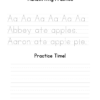 Handwriting Practice Sheets