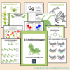G is for Grasshopper Preschool Activity Bundle