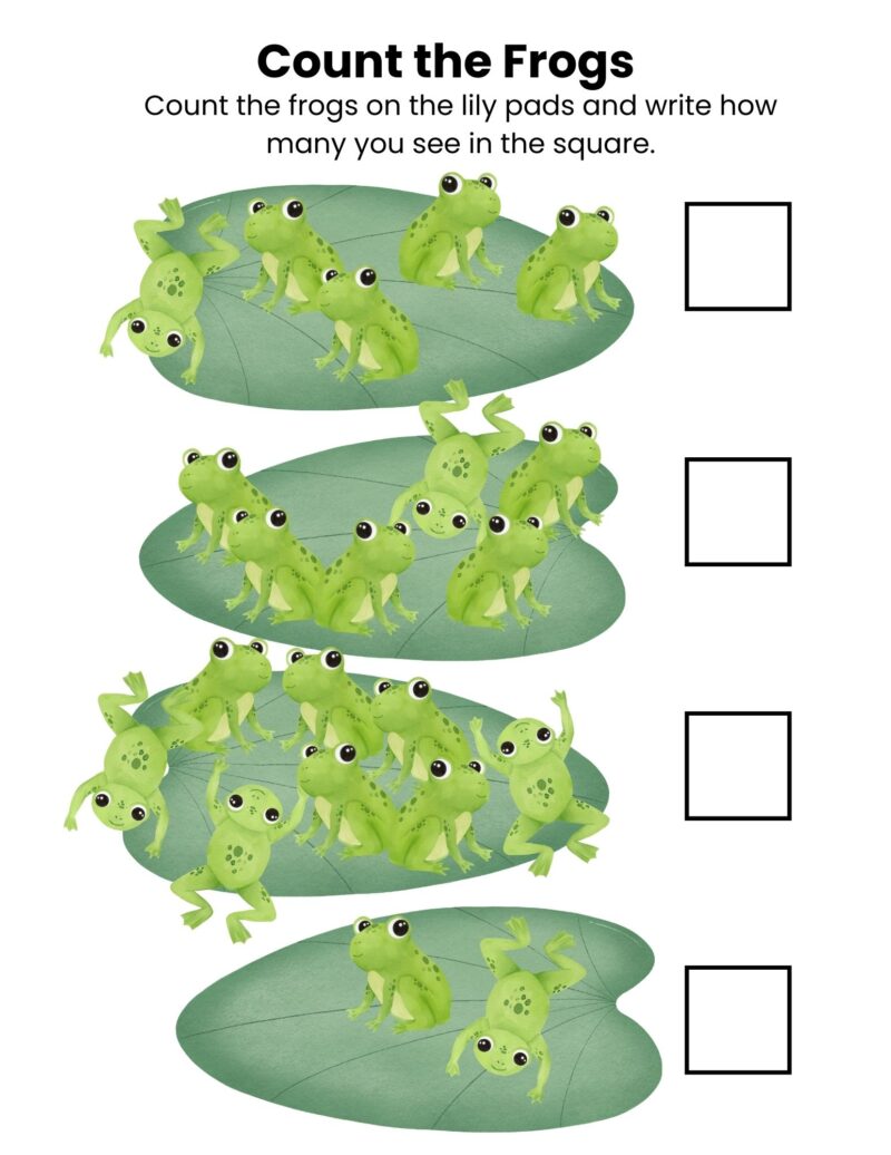 F is for Frog Preschool Learning Pack - Image 3