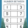 Kindergarten Numbers Workbook Forest Theme - Image 3