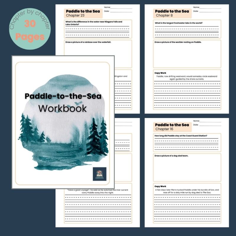 Paddle-to-the-Sea Companion Workbook Holling C. Holling Printable Worksheets