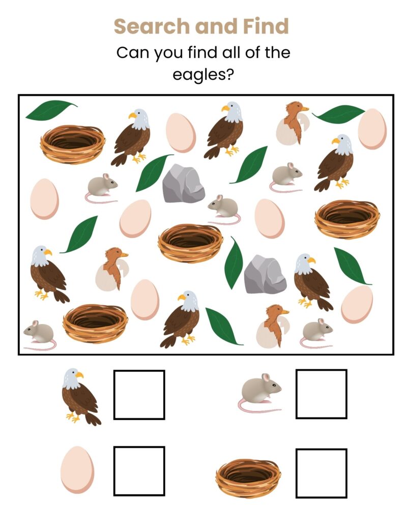 E is for Eagle Preschool Learning Pack - Image 2