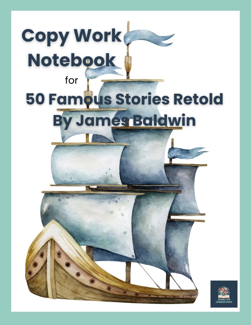 50 Famous Stories Retold Copy-Work Notebook - Image 6