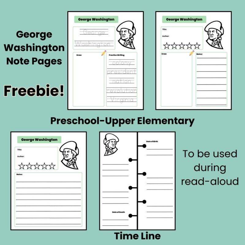 George Washington Note Pages