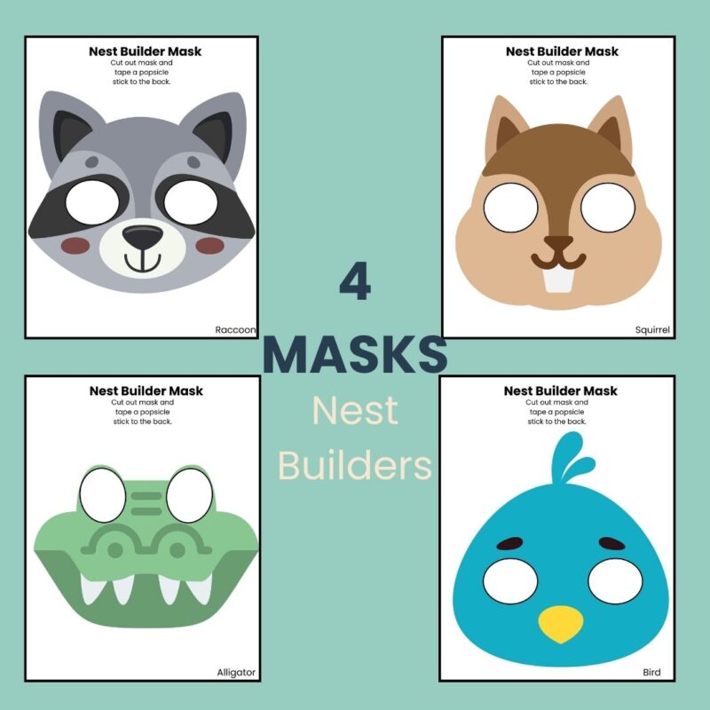 N is for Nest Preschool Activity Sheet Bundle Pre-K -Kindergarten Homeschool Curriculum - Image 2