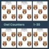 O is for Owl Preschool Activity Sheet Bundle - Image 3