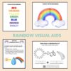 R is for Rainbow Preschool Activity Page Bundle R Week Curriculum - Image 3