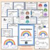 R is for Rainbow Preschool Activity Page Bundle R Week Curriculum