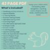 S is for Squirrel Preschool Activity Bundle Backyard Nature - Image 2