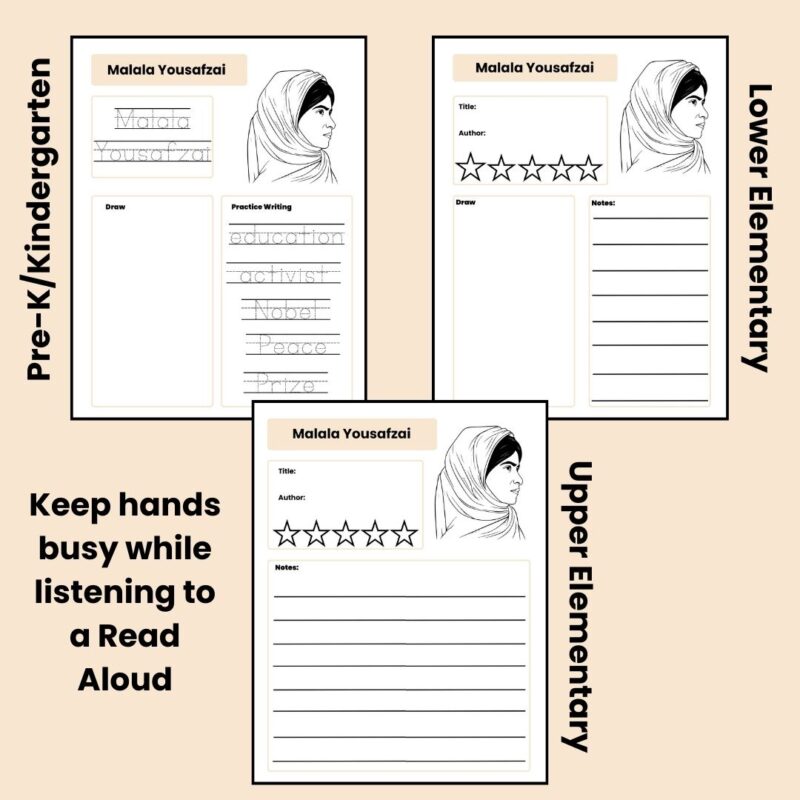 Women's History Month Historical Figure Note Pages - Image 2