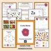 Z is for Zinnia Preschool Kindergarten Activity Sheets Bundle Z Week