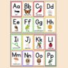 Nature Alphabet Flash Cards Backyard Nature Preschool ABC Cards - Image 3