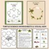 T is for Turtle Preschool Activity Sheets Bundle Letter T Turtle Unit Study Kindergarten Pre K - Image 3