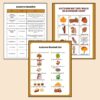 Autumn Preschool Activity Sheets Bundle Fall Pre-K Kindergarten Worksheets - Image 4