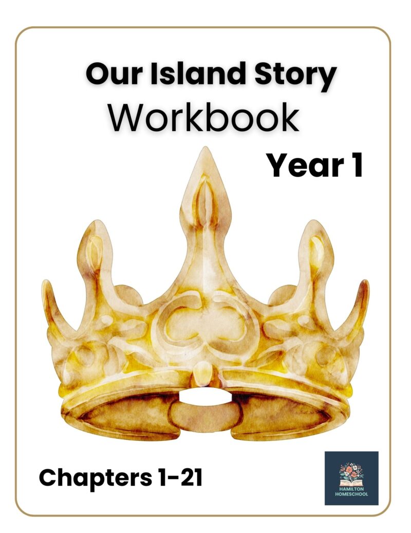 Our Island Story Worksheets Chapters 1-21 Visual Aids Copy Work Ambleside Online Year 1 - Image 5