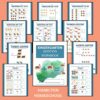 Kindergarten Addition Workbook Forest Nature Theme Math Practice Worksheets Printable Work Math book