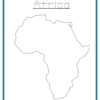 Continents and Oceans Map Coloring Pages - Image 5