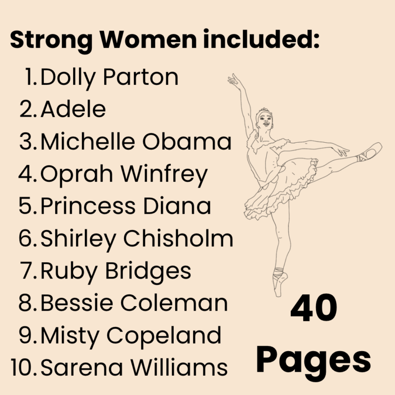 Strong Women Note Pages Influential Women in History - Image 4