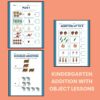 Kindergarten Addition Workbook Forest Nature Theme Math Practice Worksheets Printable Work Math book - Image 3