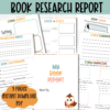 Book Report Printable Book Research