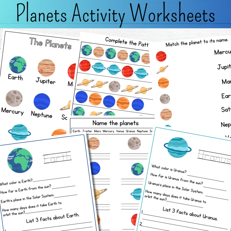 Planet Research Worksheets Solar System