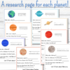 Planet Research Worksheets Solar System - Image 3