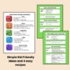 I Can Eat a Rainbow Kids Healthy Eating Tracker Balanced Food Charts - Image 4