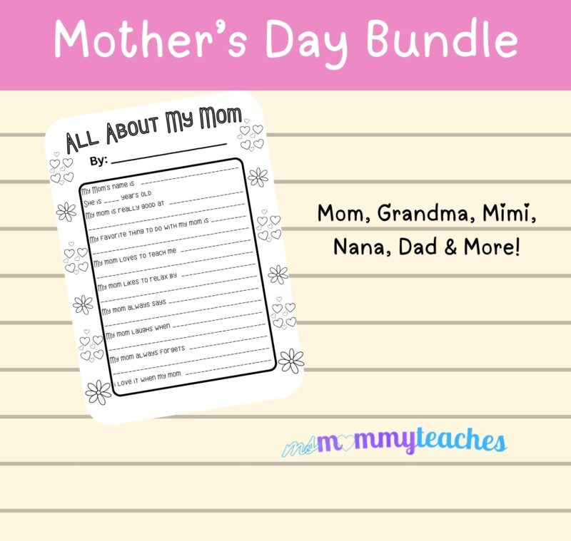 All About My Mom & More- Mother's Day Bundle