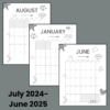 2024-2025 Homeschool Planner Doodle Theme Minimalist Planner - Image 5