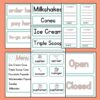Ice Cream Shop Dramatic Play Pack Printable Pretend Play Set Ice Cream Parlor - Image 5