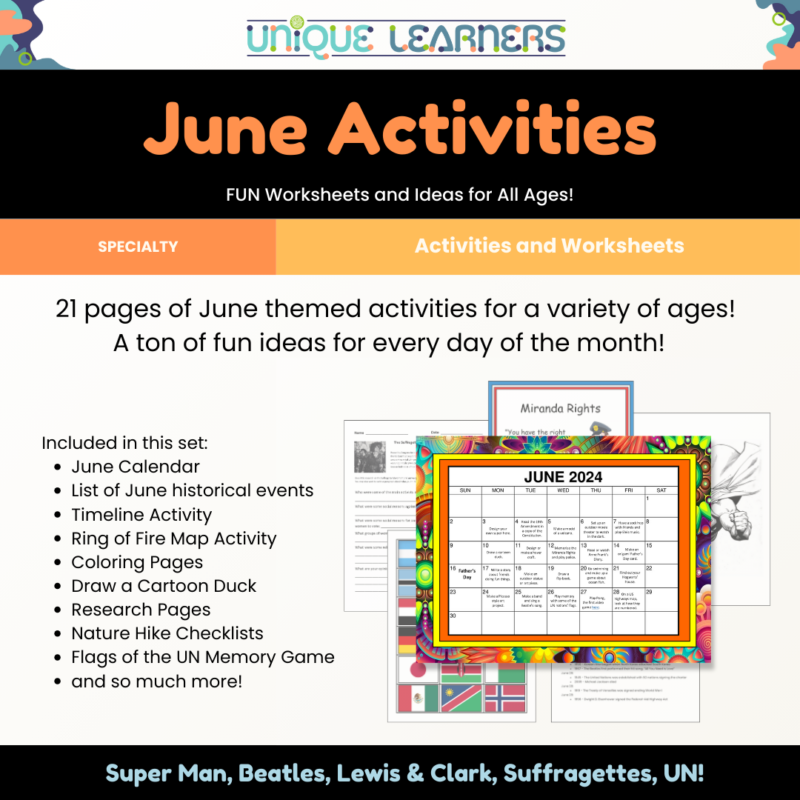 June Activities Calendar Pack - Image 6