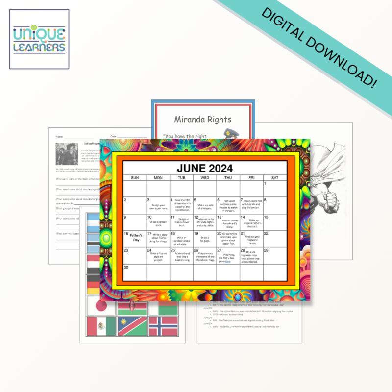 June Activities Calendar Pack - Image 2