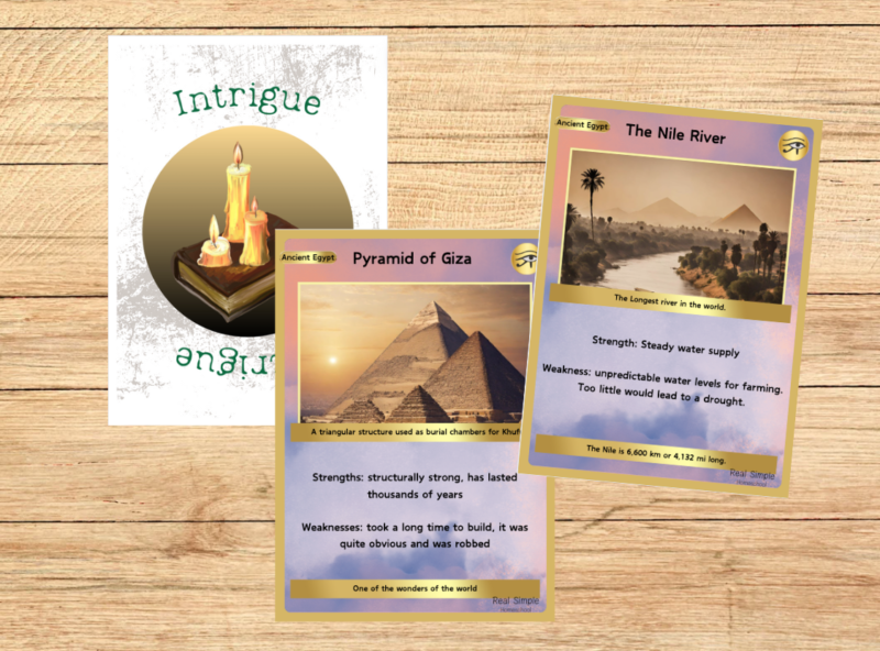 Ancient Egyptian Trading Cards (15 Cards) | Fun Educational Resource for Homeschooling - Image 3