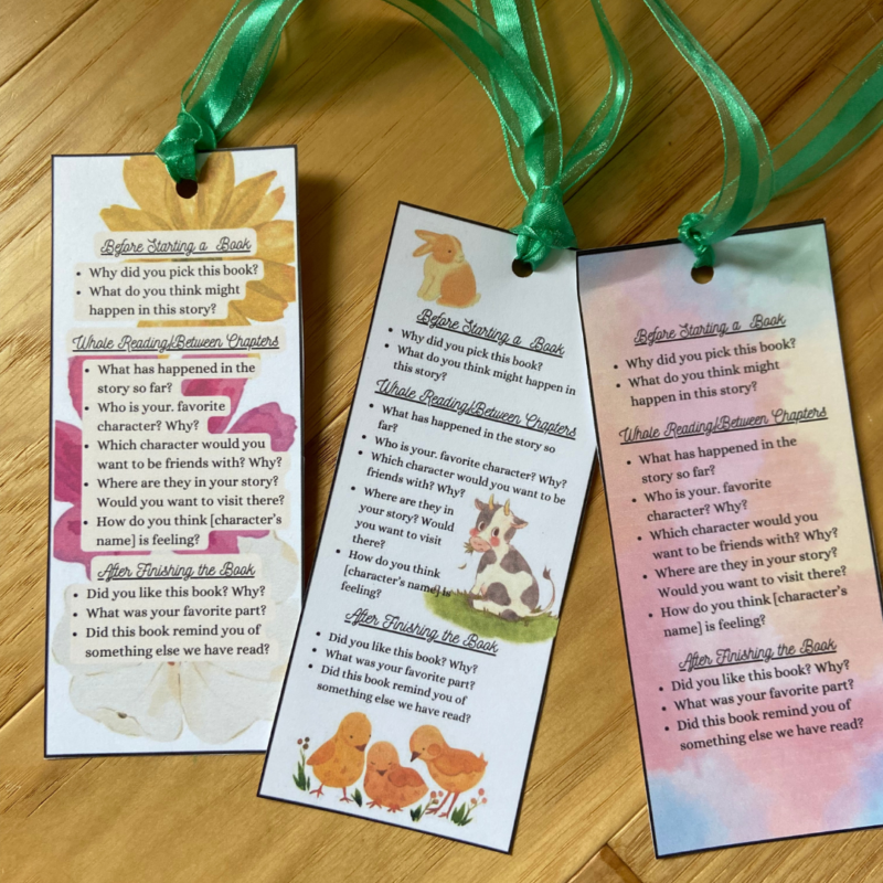 Reading Questions Bookmarks (Young Readers)