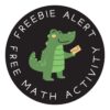 Crocodile Math Freebie