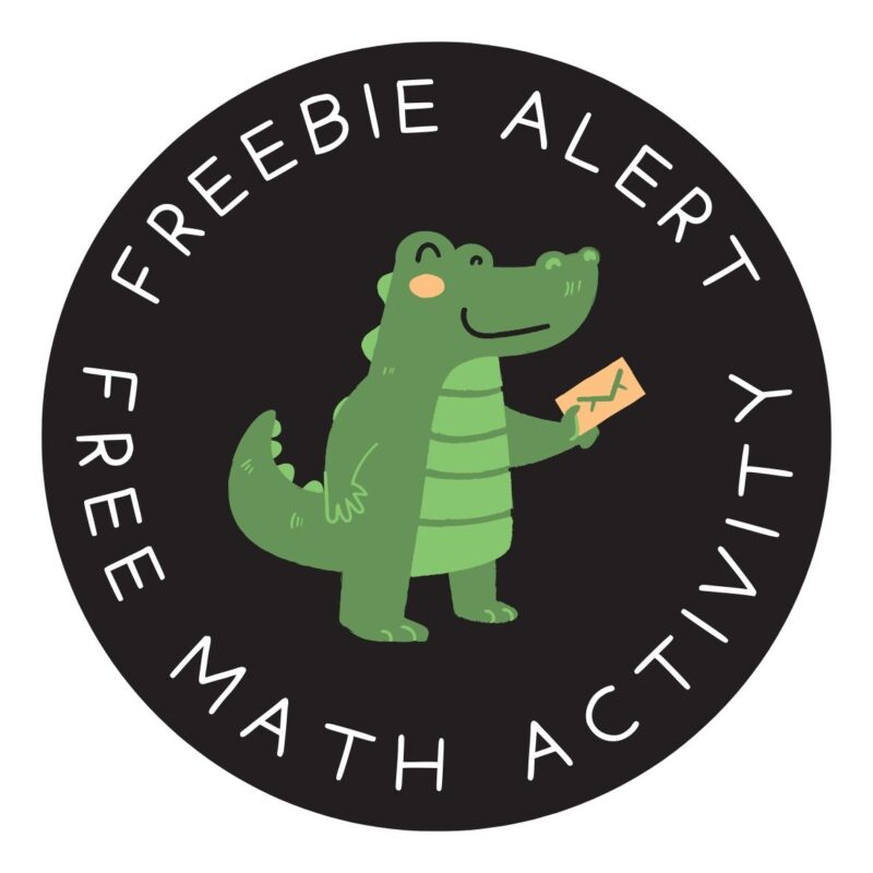 Crocodile Math Freebie