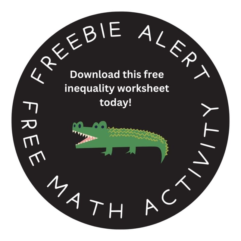 Crocodile Math Freebie - Image 2