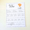 Cursive Tracing Practice Worksheet - Image 4