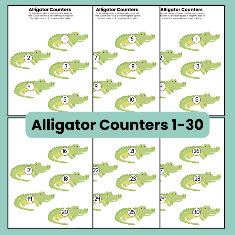 Alligator Preschool Activity Pack A is for Alligator Letter A Week Lessons - Image 3