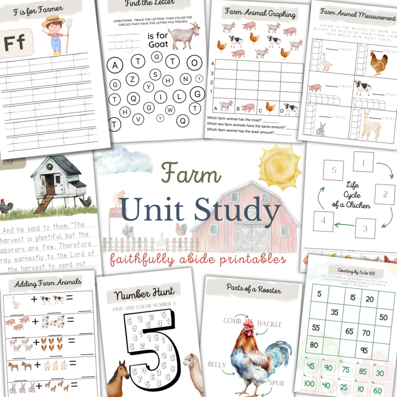 Farm Unit Study