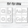 Alphabet Letter Printable Flashcards - Image 2