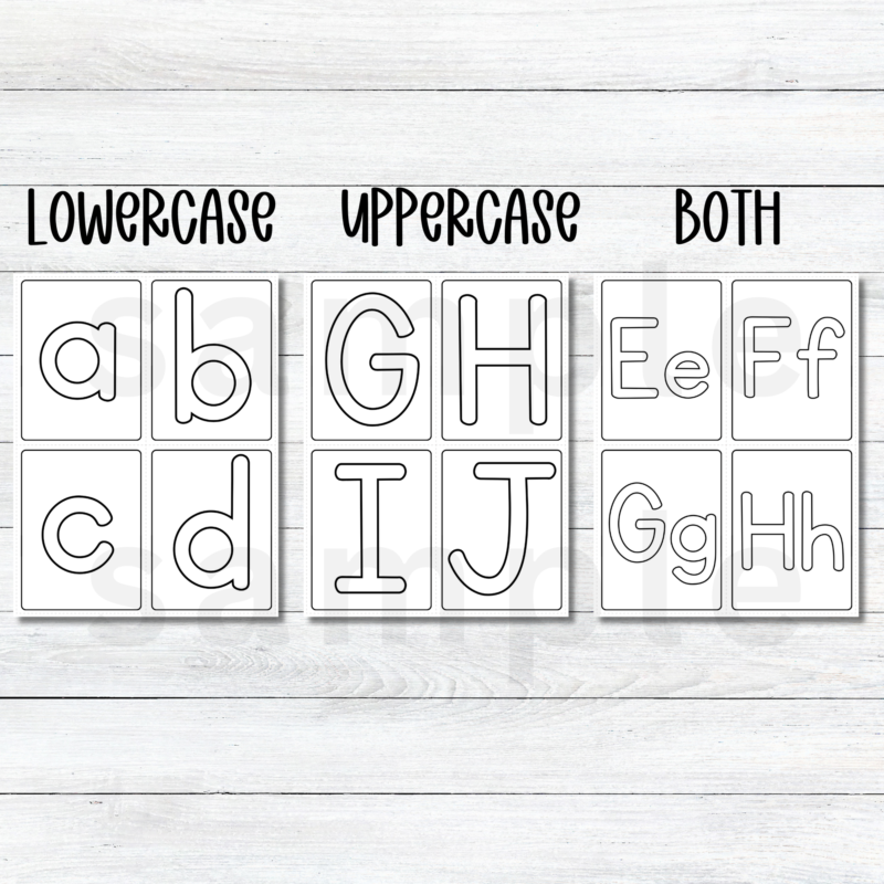 Alphabet Letter Printable Flashcards - Image 3