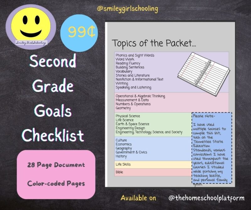 Second Grade Skills Checklist - Image 3