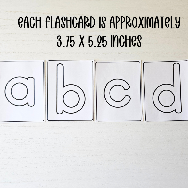 Alphabet Letter Printable Flashcards - Image 4