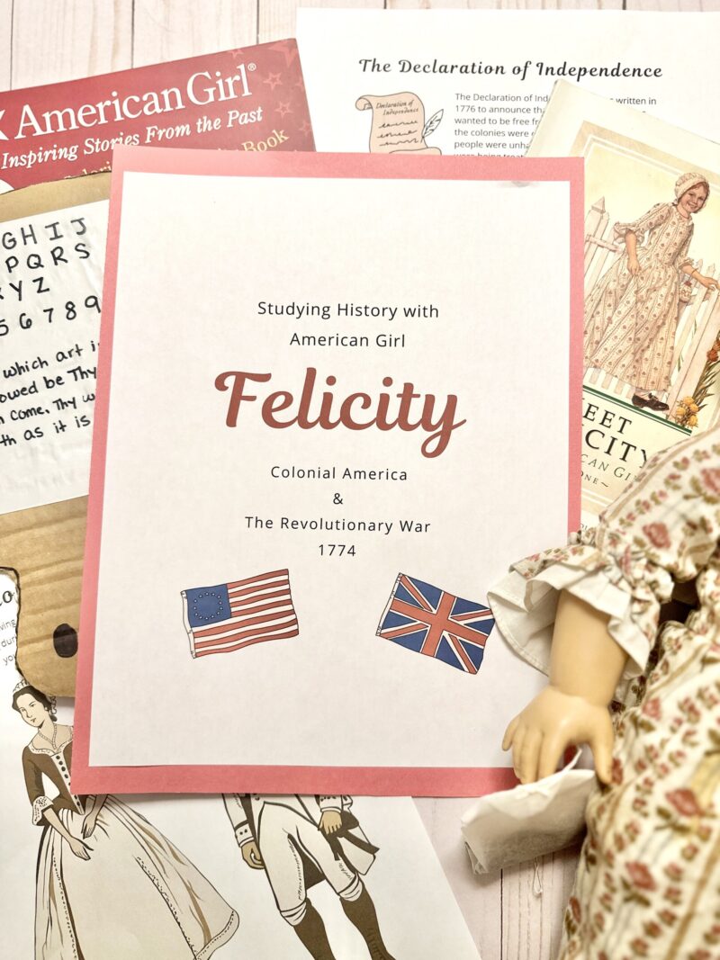 American Girl Unit Study | Felicity