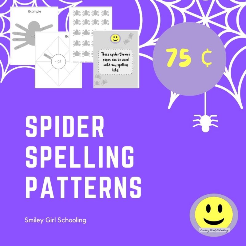 Spider Spelling Patterns