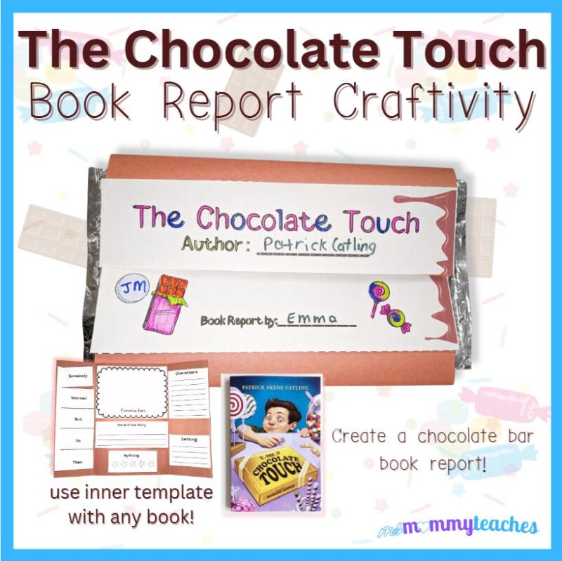 The Chocolate Touch Book Report Craft Project