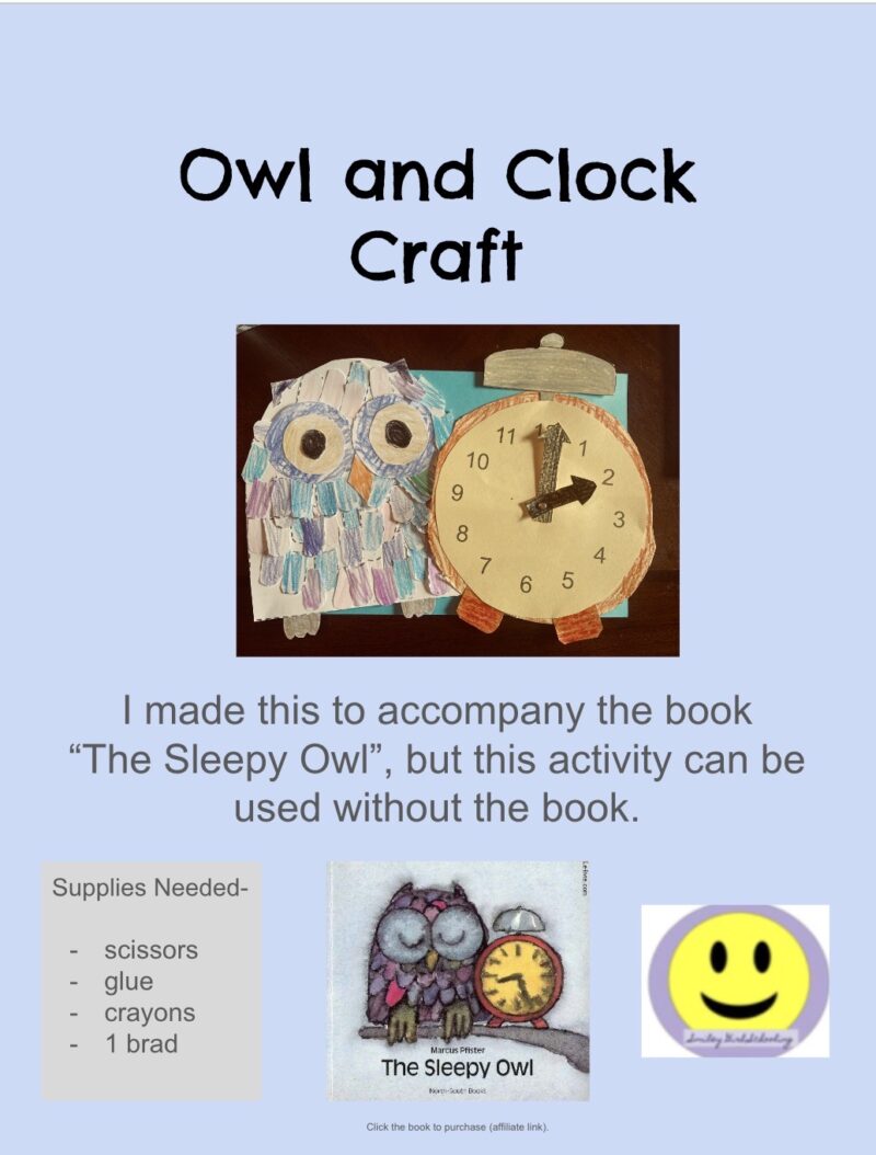 Owl and Clock Craft