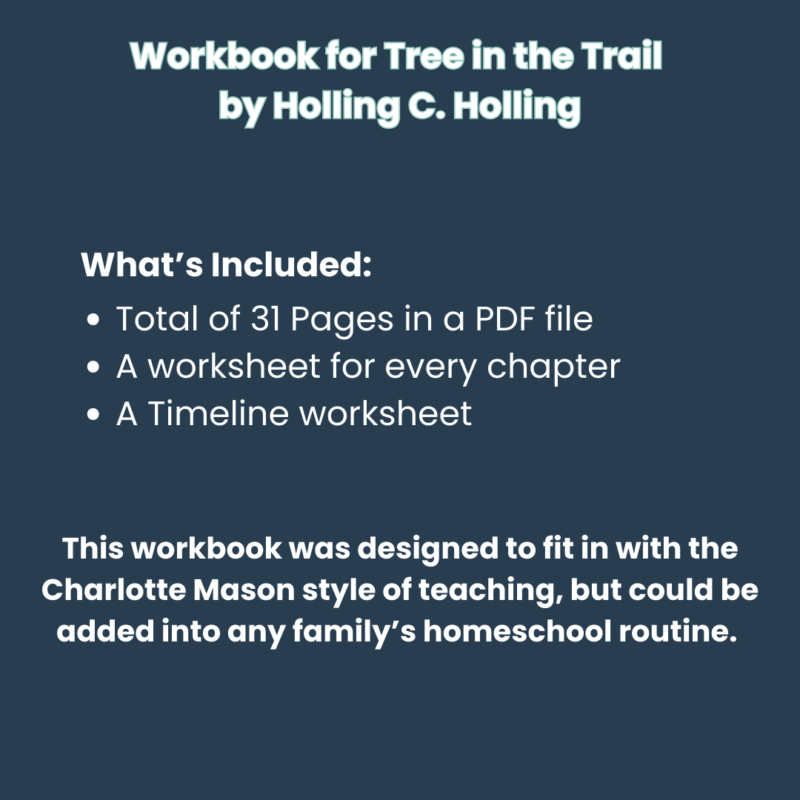 Tree in the Trail Workbook Holling C. Holling Book Companion Santa Fe Trail Copy Work Notebook - Image 4