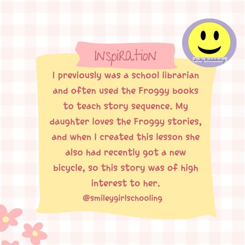 Story Sequencing with Froggy Rides a Bike - Image 2